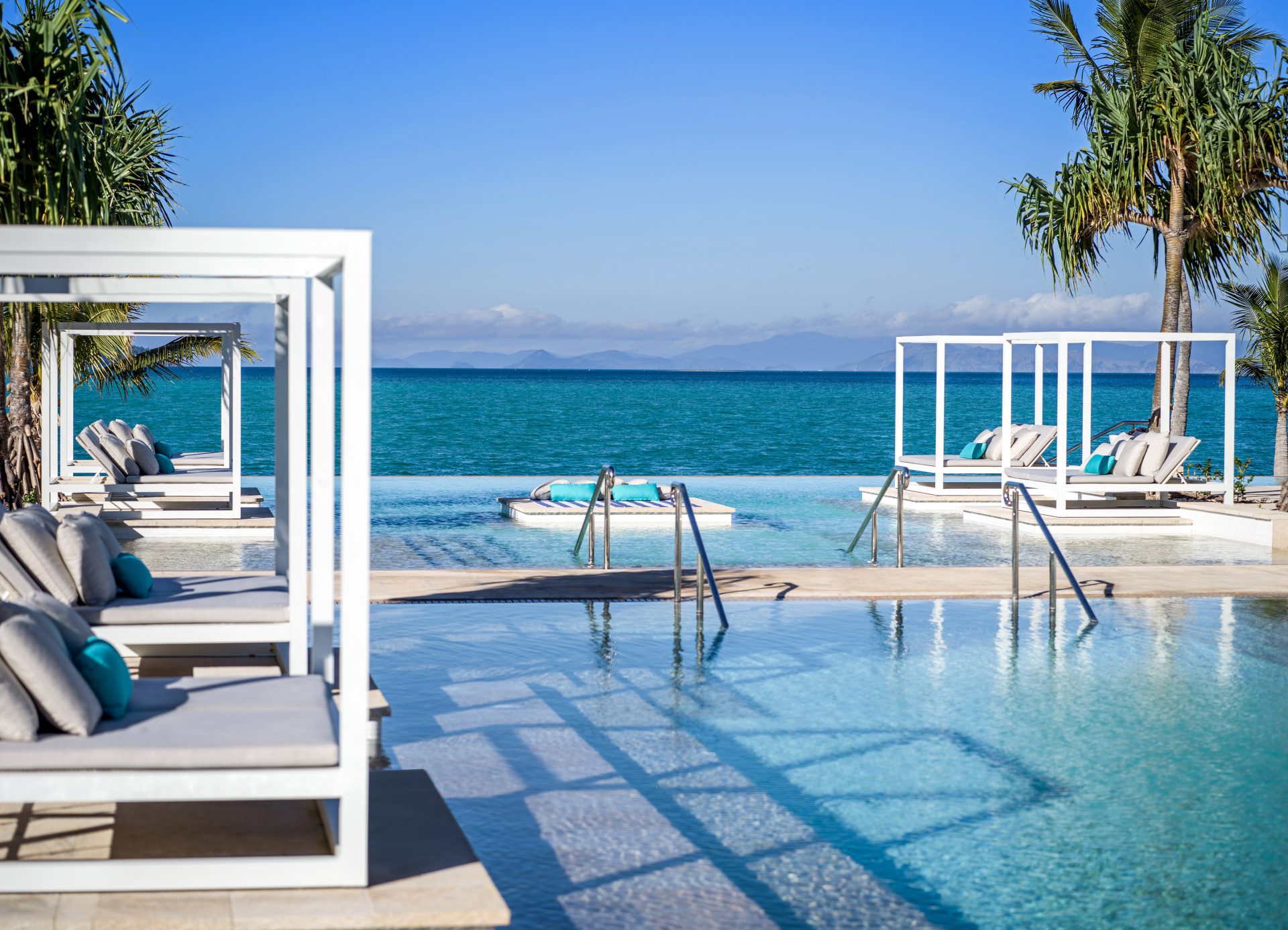 InterContinental Hayman Island Great Barrier Reef infinity pool overlooking the Whitsunday Islands