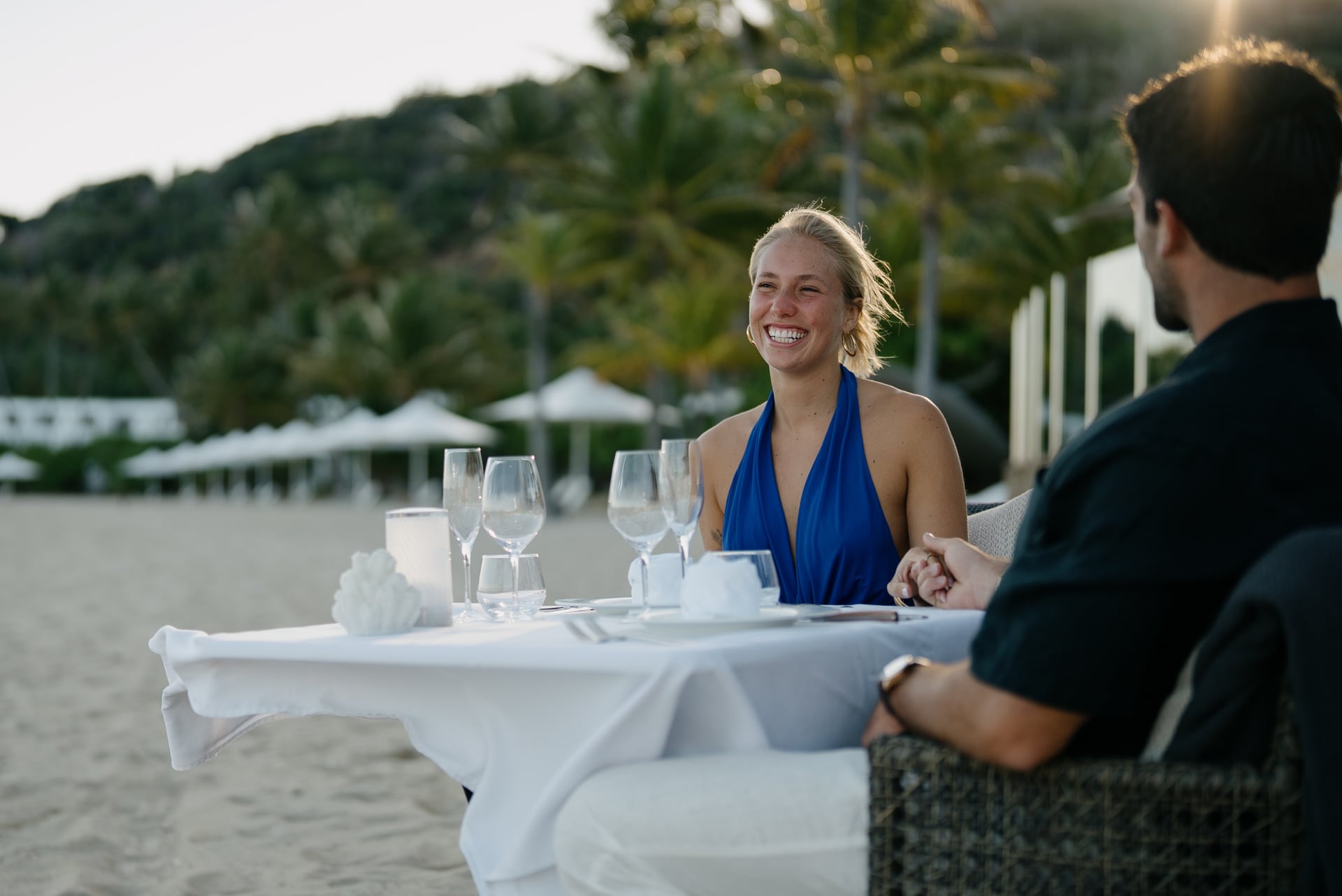 Candlelit private beach dinner at InterContinental Hayman Island Resort